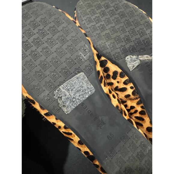 Birdies Calf Hair Leopard Print Classic Flats Size 6.5 - Picture 11 of 12
